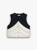 BICOLOR PUFFER VEST