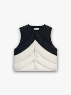 BICOLOR PUFFER VEST